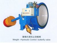 heavy hammer hydraulic control butterfly valve