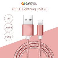 Lightning Cable, Rainbow Charger Cables to USB Syncing and Charging Cable Data Nylon Braided Cord Charger for iPhone 7/7 Plus/6/6 Plus/6s/6s Plus/5/5s/5c/SE and more