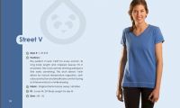 Bamboo V-Neck T-Shirt for Woman