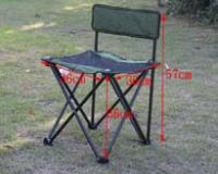 600D polyester portable fishing chair for beach outdoor camping folding comfortable