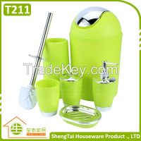 Manufactory Wholesale Cheapest High Quality Plastic Bathroom Set