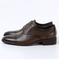 Man's genuine leather dress shoes, business shoes, casual shoes, nice quality shoes, bespoke