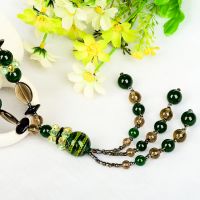 The original glass powder PoRoma clavicle 2016 Ladies long chain necklace pendant sweater chain From China