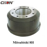 brake drum for Mitsubishi MC865369 truck parts FV355-215 front axle