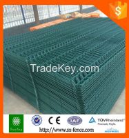 Galvanized pvc or powder coated wire mesh fence