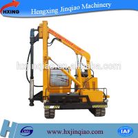 highway guardrail piling equipment high efficency drilling pile driver