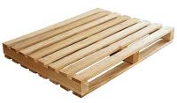 Hardwood Pallet Heat-treated Stringer Double