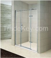 304 Stainless Steel Hinged Cheapest Shower Enclosure (Kd3105)