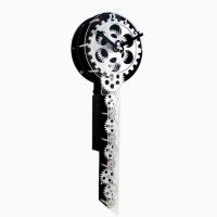 ABS material Key gear  wall clock