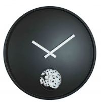 12"plastic wall gear clock