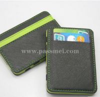 Genuine Cowhide Leather Wallet,hot Selling Wallet Two Fold Magic Wallet , Wallet As Seen On Tv 