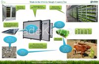 Animal hydroponic fodder machine