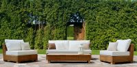 Natural rattan patio set, model MRW-SET-01-2P