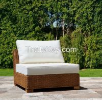 Natural rattan armchair, model MRW-POL-01