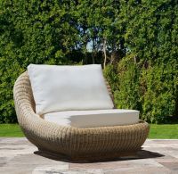 Natural rattan armchair, model MRW-POL-08