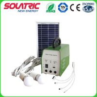 DC12V/6W/7ah Mini Portable Home Solar Power System for Outdoor and Indoor Lighting