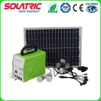 DC12V 30W 24ah Multifunctional Solar Home Lighting System for Camping and Home Lighting