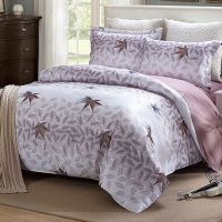 beautiful satin cotton bed sheets duvet cover bedding set From China