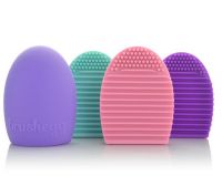 Brushegg Silicone Brush Cleaning Egg Brush Cleaning egg Cosmetic Brush Cleanser tools