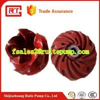 Abrasion resistant high quality slurry pump impeller