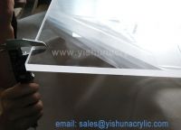 clear thick pmma board