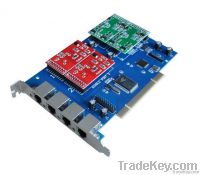 4-24  fxs/fxo pci asterisk card all function as digium