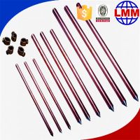 copper clad stainless steel ground rod			