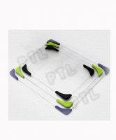 retangular glass cutting board with corners TPR wrapped 