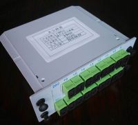 PLC FTTX Fiber Optic Splitter Box 1x8 For Outdoor , Low Insertion loss