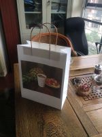 Colors Printing Promotional Paper Bag With White Paper Rope