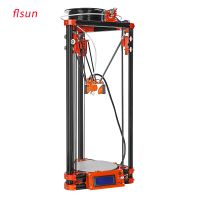 LCD Display 3D Printing Machine Kits 3d Printer Kossel K800 XL 3d Printer Kit With Heated Bed Options one roll Filament 8GB SD Card