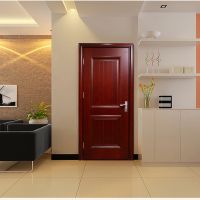 Best Sale Simple Design Interior Wood Door Modern Style  From China