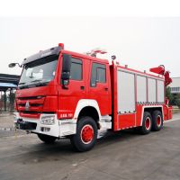 Emergency rescue fire vehicle