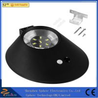 IP65 smart solar led light fixture outdoor wall light fixture 7 led waterproof From China