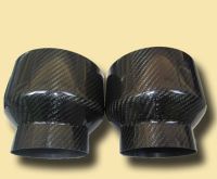 Gloss finish Carbon fiber Motorbike part