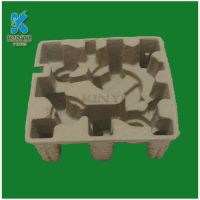 Bagasse pulp mold packaging tray,equipment protection packaging