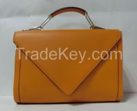2016New Brand PU Lady's hangbag, envelope bag, yellow