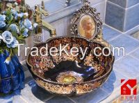 New Design Handcraft With Flower Painting