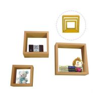 pve laminated cube shelf