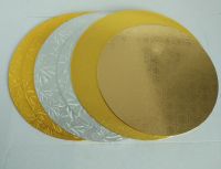Compressed cardboard cake bases