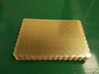 Gold corrugated cake boards