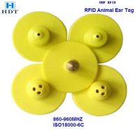 30X16mm UHF Animal Tracking Ear Tag (HDT)