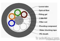 2-144 cores non-metallic loose tube type stranded cables