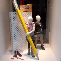 Visual Merchandising Giant Fiberglass Pencil