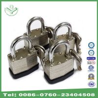 30mm Wide Laminated Steel Padlock with Nickel Plating (730N)