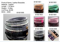 Leather bracelets...