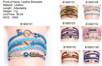 Leather bracelets...