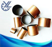 high density no oil lubrication bearing, oiless brass flange bushing