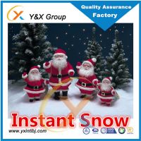 Christmas decorations artificial snow