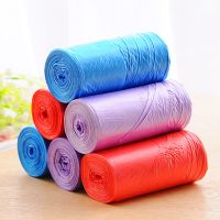 Plastic garbage t-shirt bags smell proof trash bin liners all color available From China